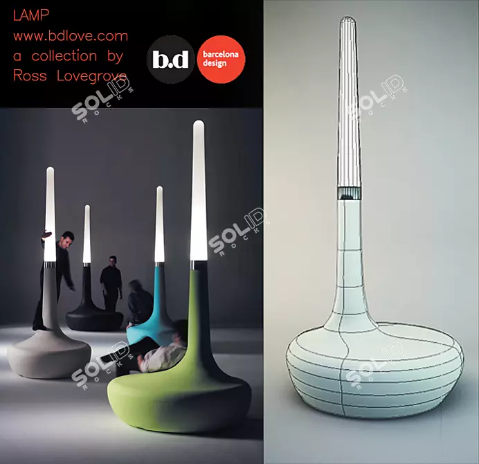 Title: Barcelona Design Plastic Furniture 3D model image 1