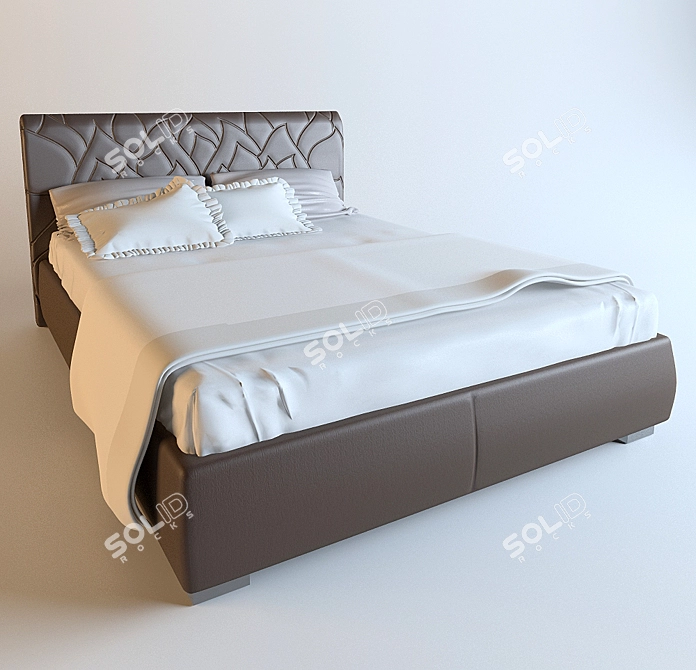 Sma/Letto Loto (LMDTAH40): Sleek and Stylish Bed 3D model image 1