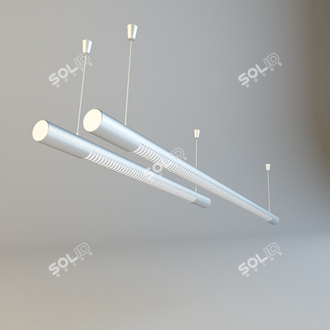 Modular Pendant Lighting System 3D model image 1