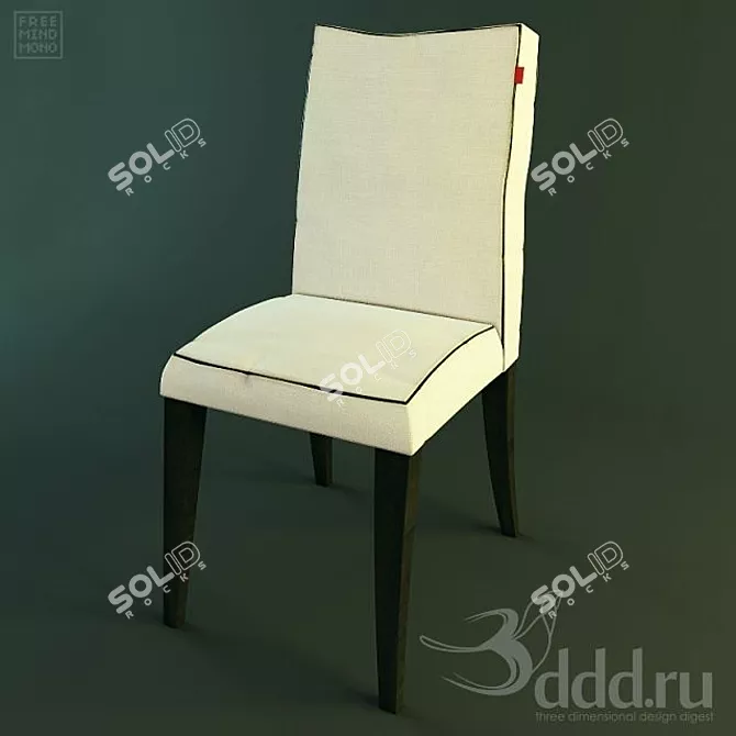 Modular Dining Chair 3D model image 1