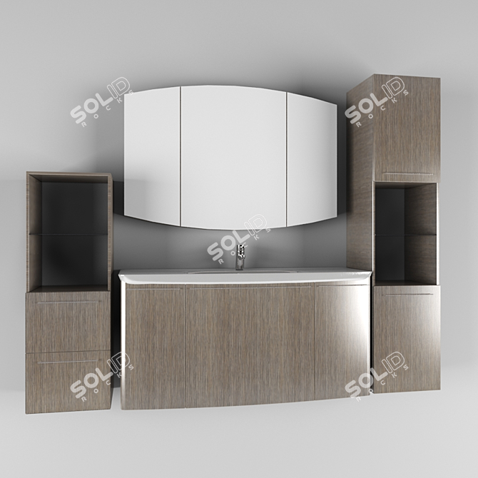 Title: Luxury Bath Set 3D model image 1