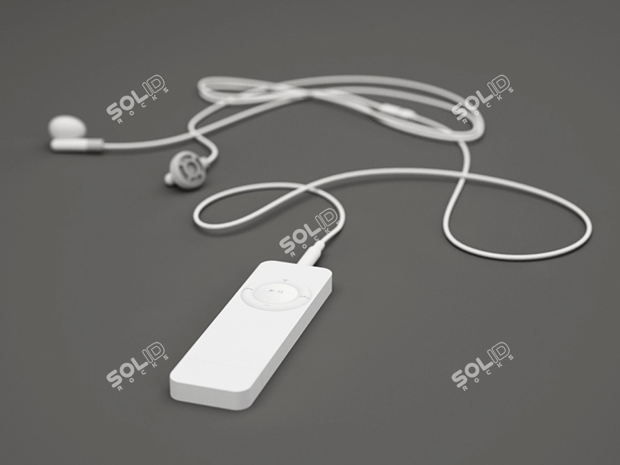 Compact Music Player | iPod Shuffle 3D model image 1