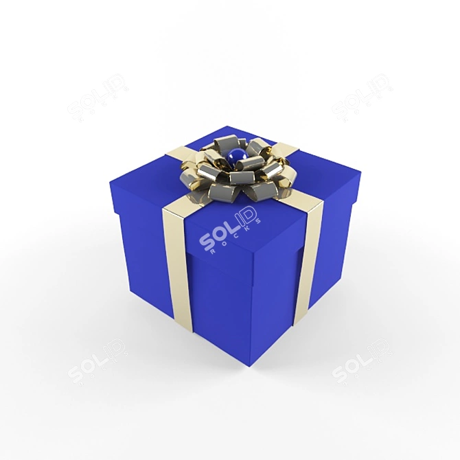 Elegant Gift Box - Limited Edition 3D model image 1