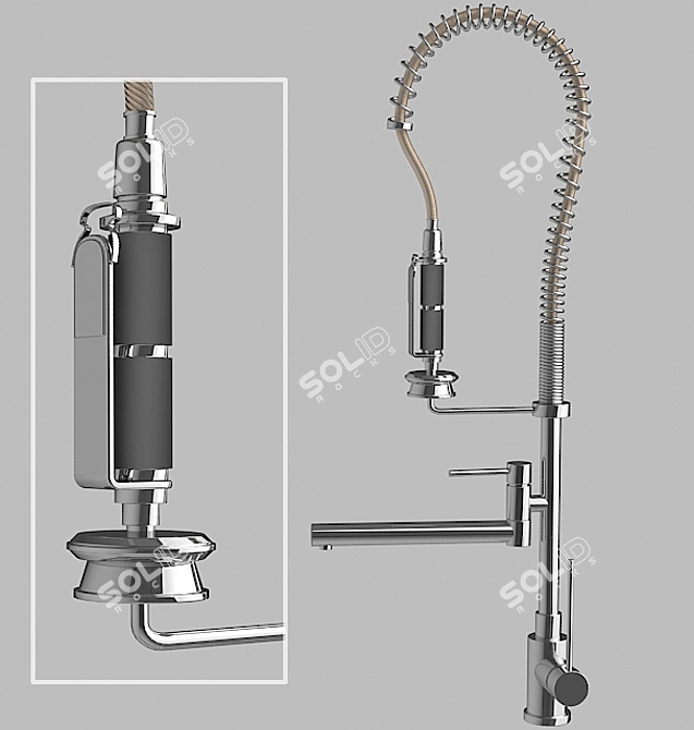 BLANCO MASTER-S: Perfect Kitchen Mixer 3D model image 1