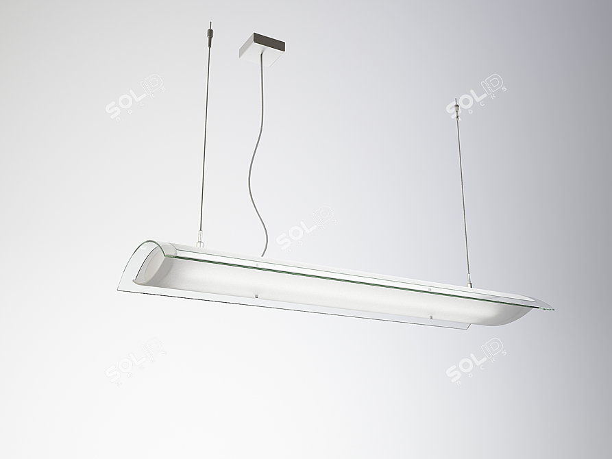 Elegant Illumination: Linea Light 1351 3D model image 1