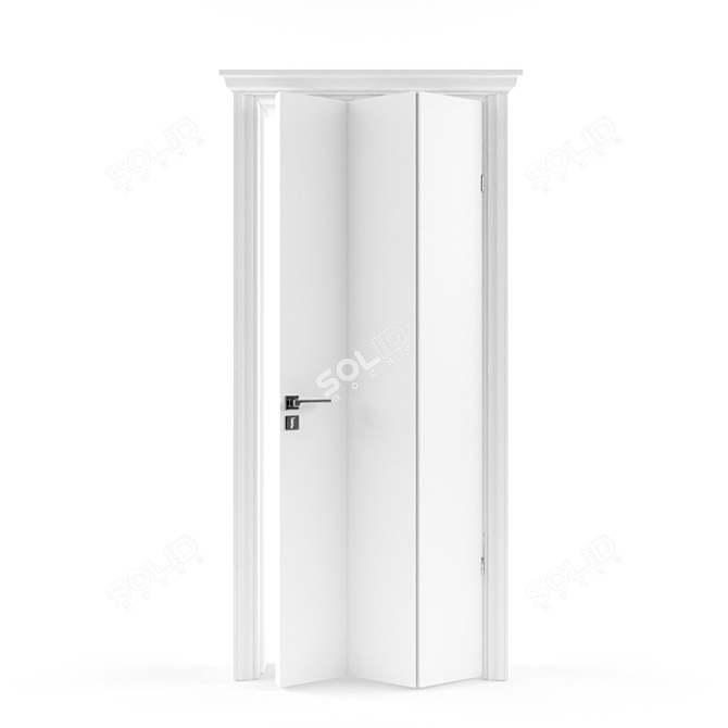 Modern Style Accordion Door 3D model image 1