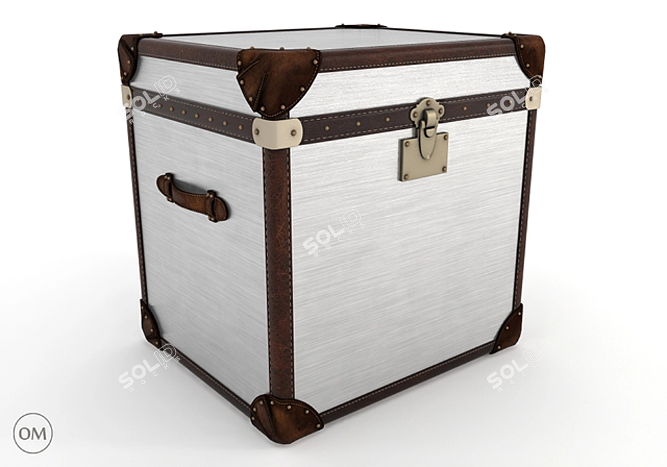 Curations Limited Trunk: Stylish Storage Solution 3D model image 1