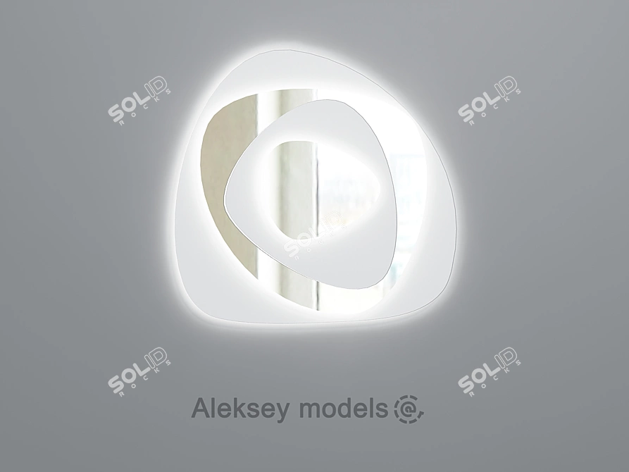  Elegant Chandelier Lighting Fixture 3D model image 1