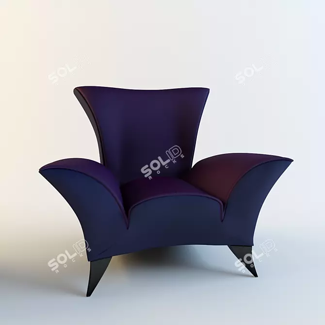 Classic Sydney Armchair 3D model image 1