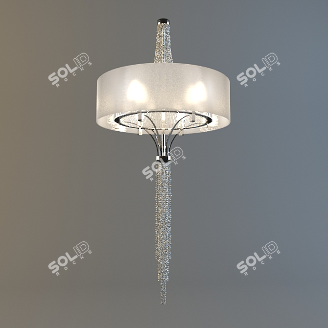 Modern Style Pendant Chandelier 3D model image 1