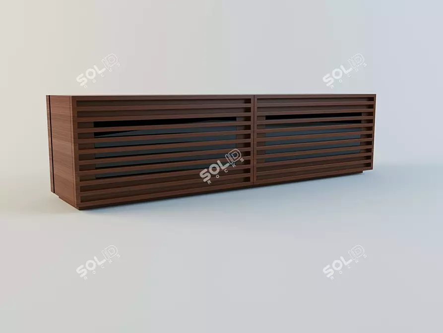 Luxury TV Stand: Ulivi Salotti Memos 3D model image 1