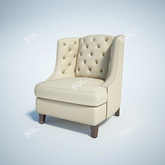Baker 6331 Chair: Modern, Stylish & Functional 3D model image 1