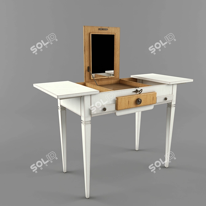 Elegant Art.1495 Vanity Table 3D model image 1