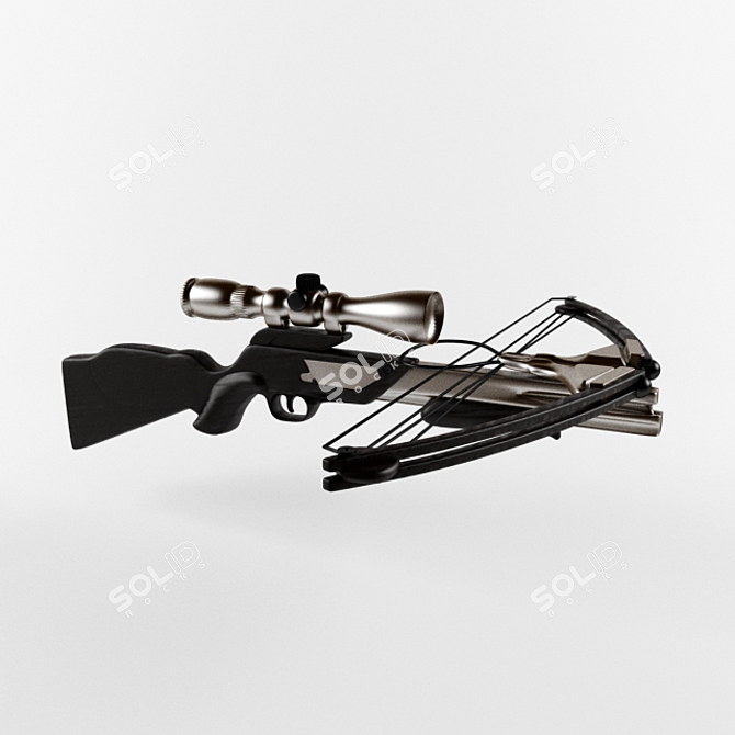  Precision Crossbow with Optic Scope 3D model image 1