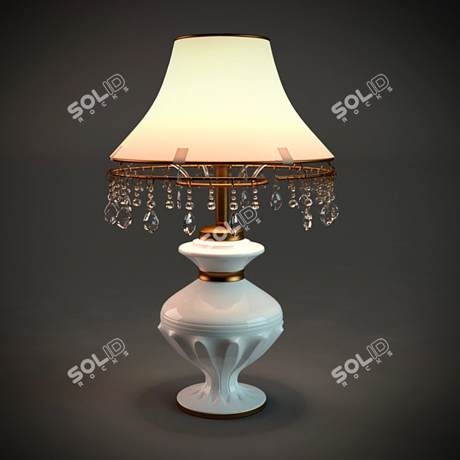 Classic Desk Lamp 3D model image 1