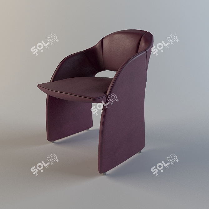 Sydney Modern Conference Chair 3D model image 1