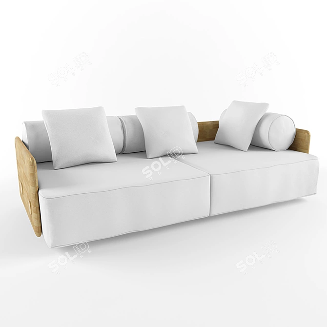 De La Espada Deco Sofa - Autoban Design 3D model image 1