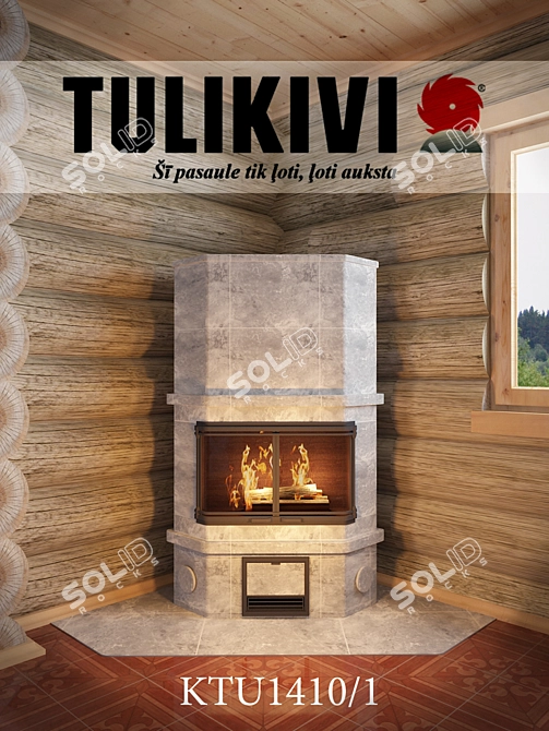 TULIKIVI: The Ultimate Fireplace 3D model image 1