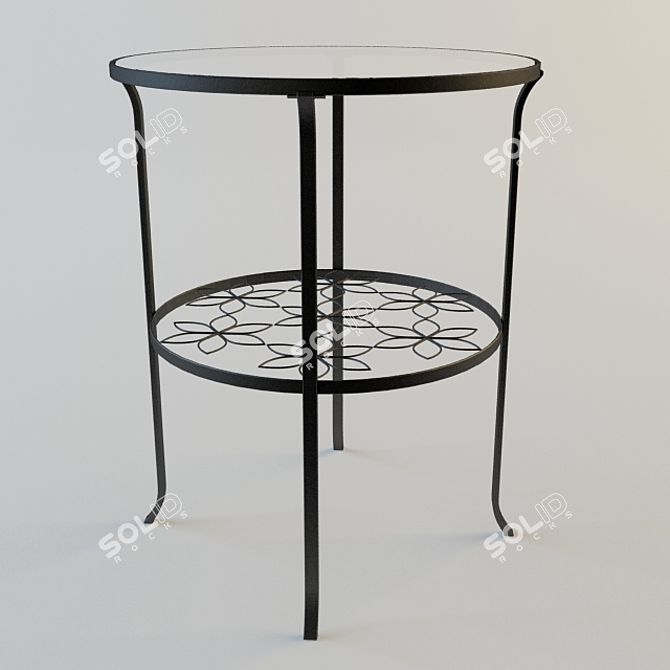 IKEA Klingsbu Table: Compact and Stylish 3D model image 1