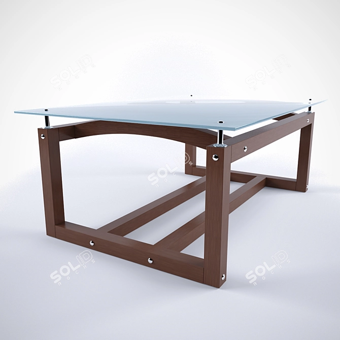 Simple Table 3D model image 1