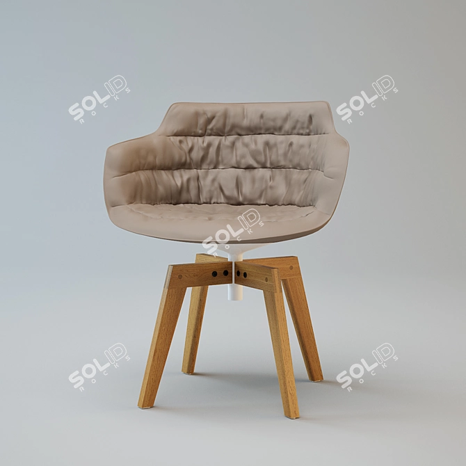 MDF Italia Flow: Modern Italian Design 3D model image 1