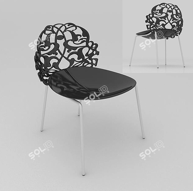 ErgoGlide Mesh Chair 3D model image 1