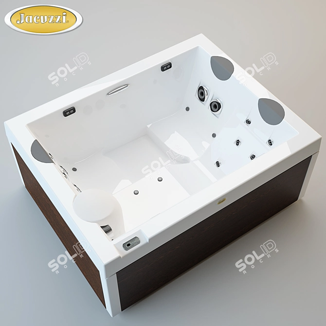 Luxury Italian Design Jacuzzi 3D model image 1