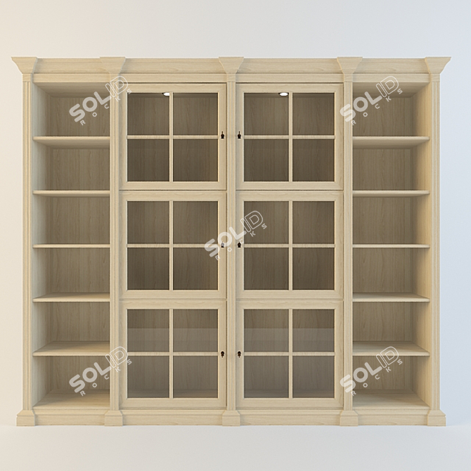 Elegant Busatto Wardrobe 3D model image 1