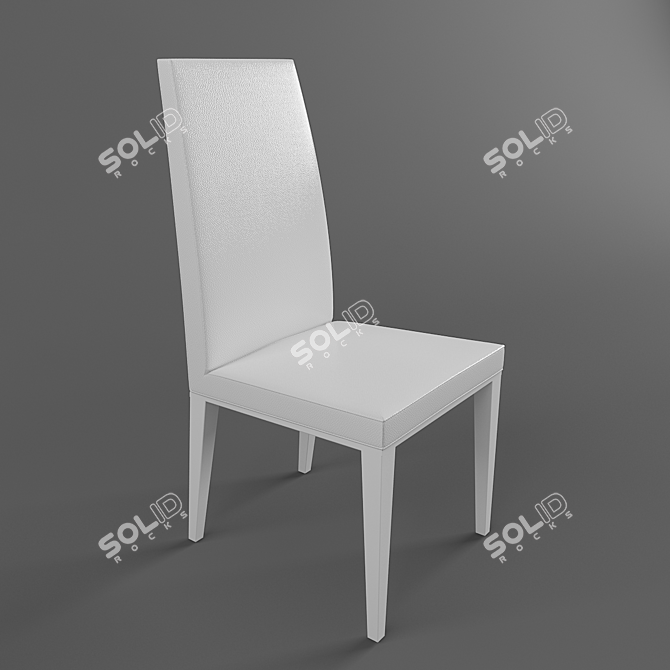 Modern Italian Dining Chair: Calligaris BESS 3D model image 1