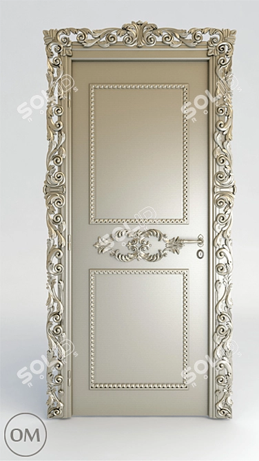 Paolo Lucchetta Art94 Single Door 3D model image 1