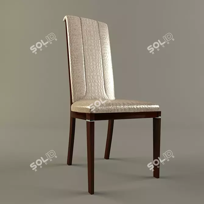 Elegant Turri Genesis Leather 3D model image 1