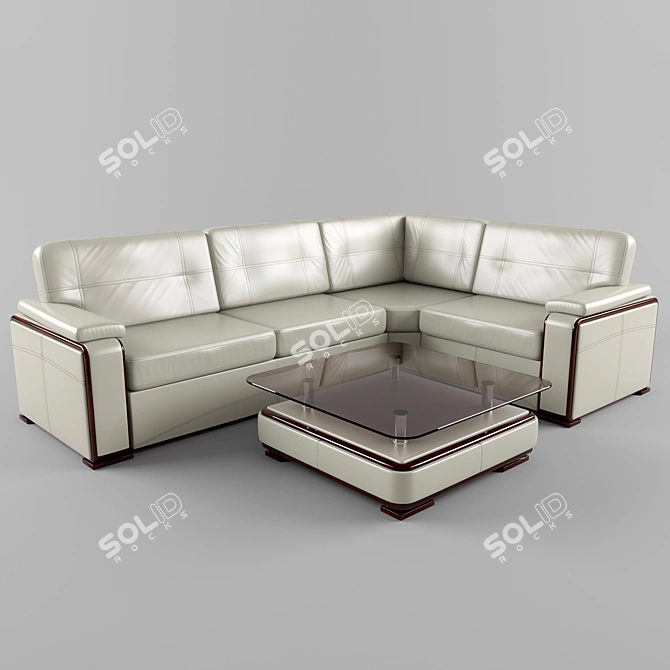 Luxury Lexus Sofa by Creale 3D model image 1