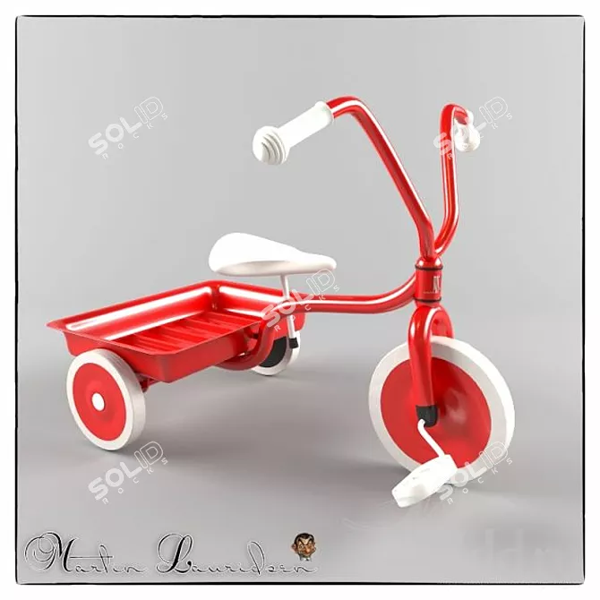 JoyRide Tricycle: Endless Fun! 3D model image 1