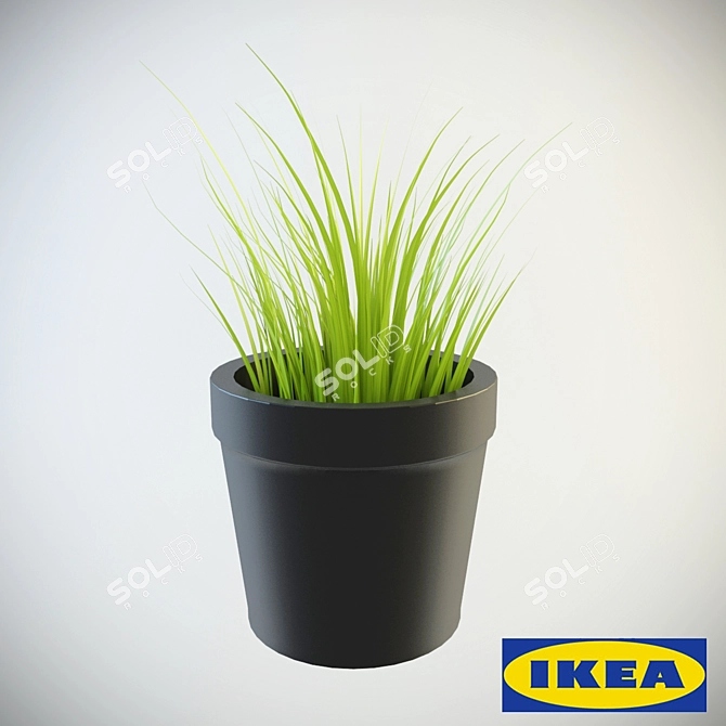 Evergreen IKEA FEJKA Grass 3D model image 1
