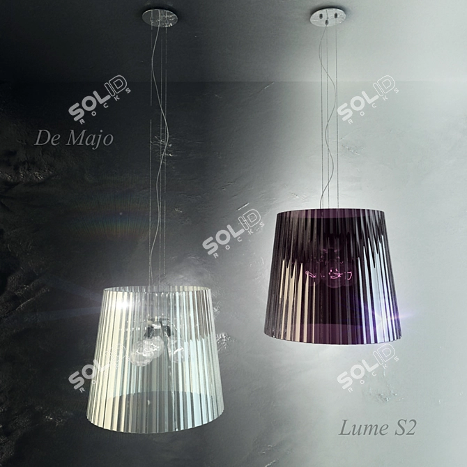 De Majo LUME S2 Pendant Light 3D model image 1