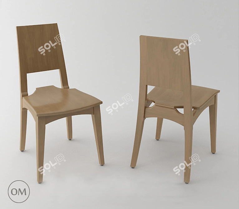 Melisa Sandals: Comfort and Style 3D model image 1