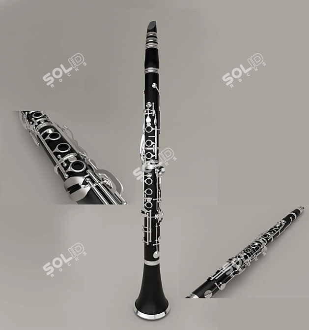 Melodic Harmony: Finest Clarinet 3D model image 1