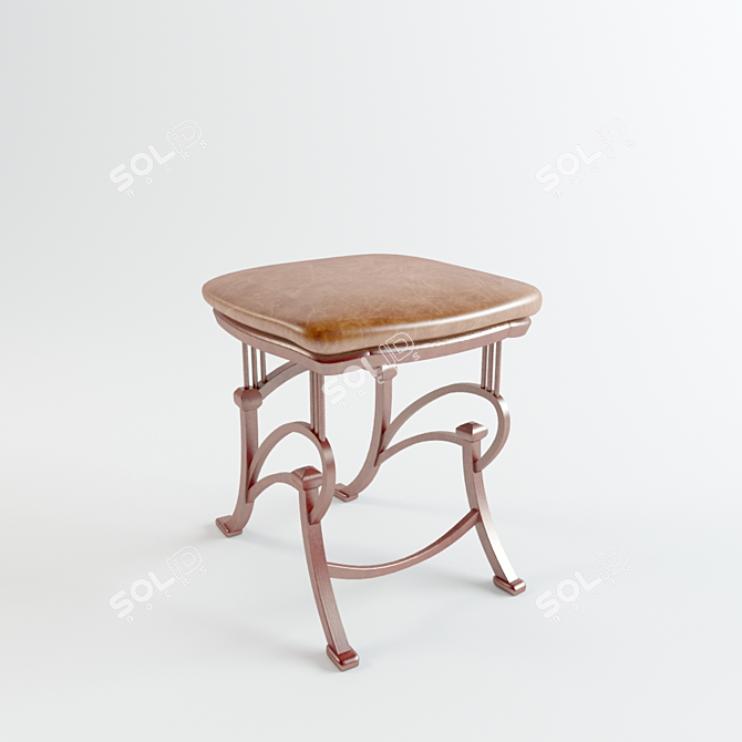 Title: Dreamy Texture Stool 3D model image 1