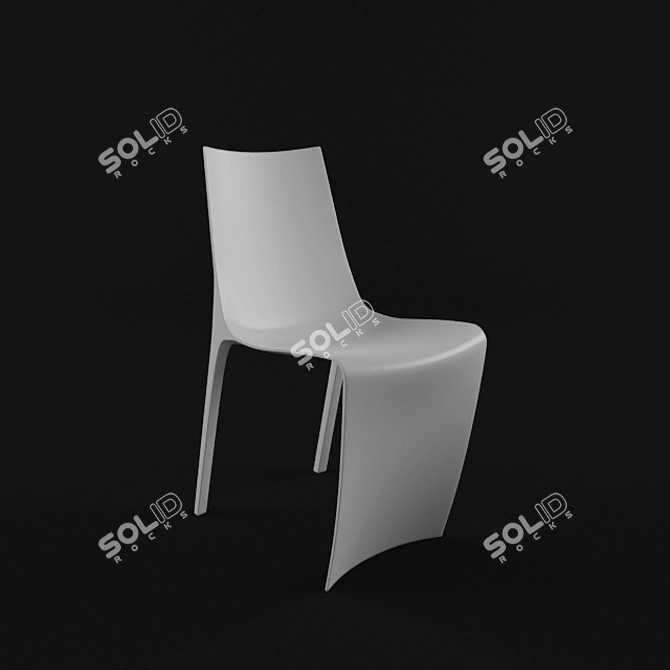 Sleek and Stylish SMART Chair 3D model image 1