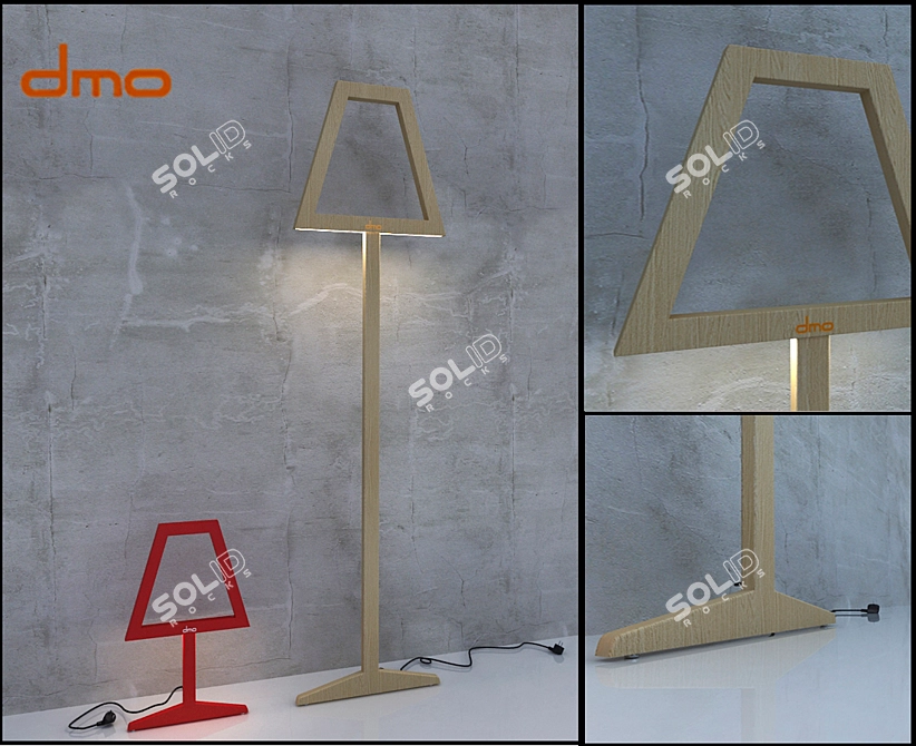 Sleek Light by DMO 3D model image 1