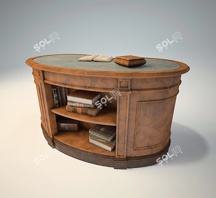 Versatile Writing Desk 3D model image 1