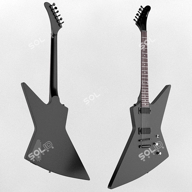 Shamray Explorer: Ultimate Guitar Model 3D model image 1