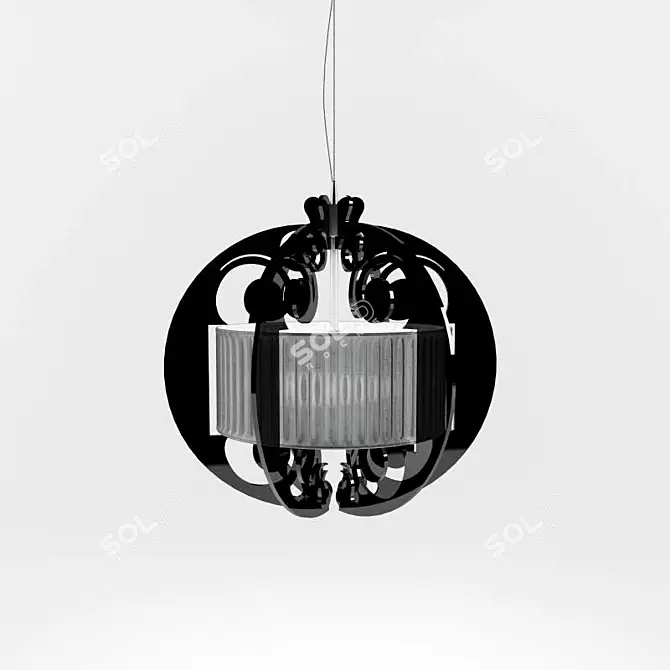 Elegant Classic Chandelier 3D model image 1