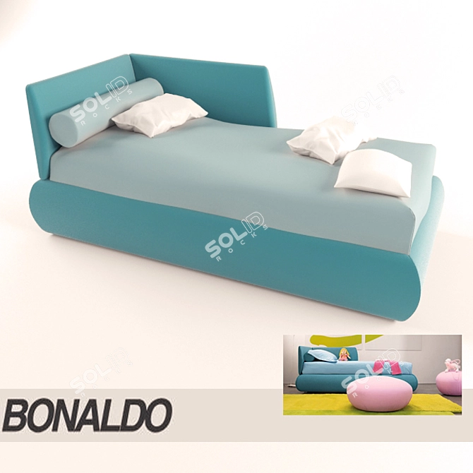 Modern White Console Table - Bonaldo 3D model image 1