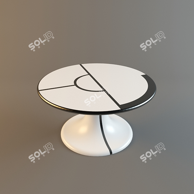 Epic Gaming Table 3D model image 1