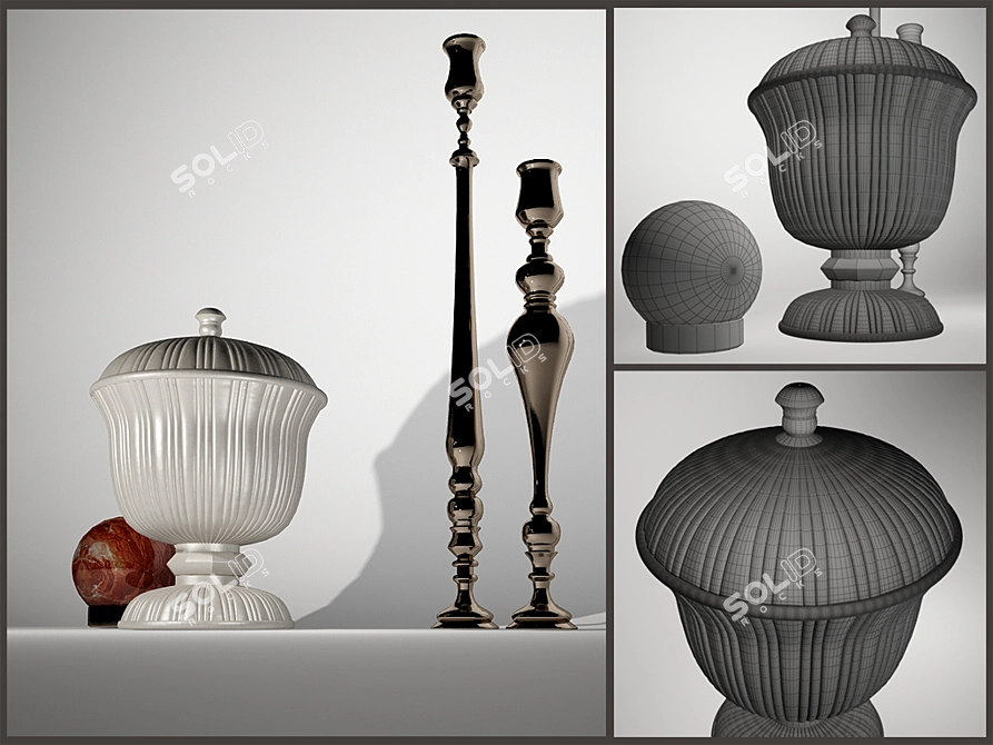 Home Decor: Elegant and Stylish 3D model image 1