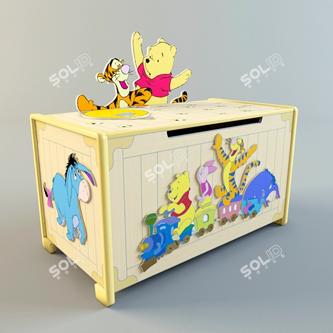 Dreamland Delight Toy Box 3D model image 1
