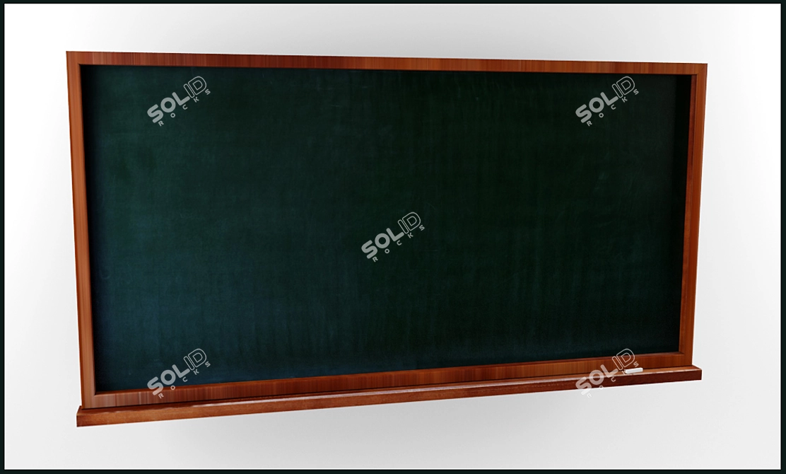 Versatile Chalkboard - Perfect for Education and Creativity 3D model image 1