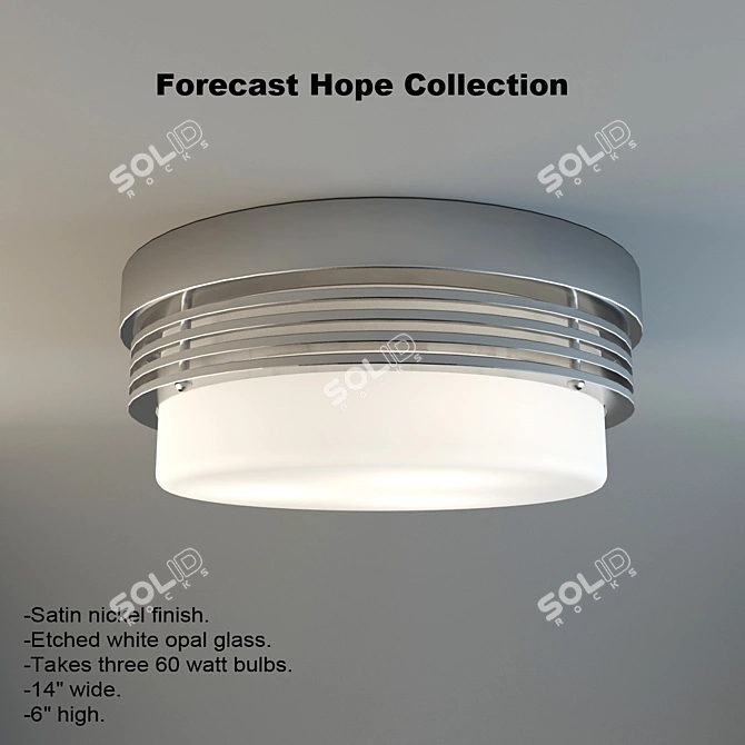 Illuminate Your Space: Forecast Hope Collection 3D model image 1