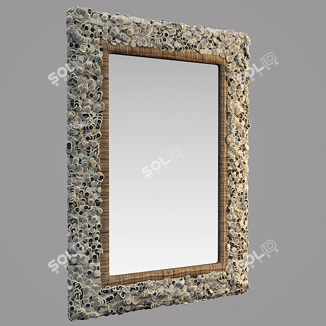 Reflective Magic Mirror 3D model image 1